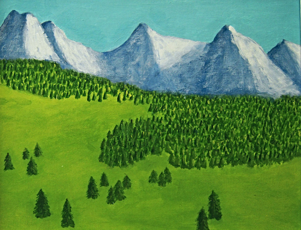 High Mountain Forest & the French Alps