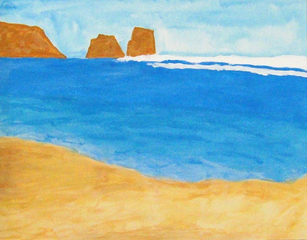 Northern Beach with Sea Stacks