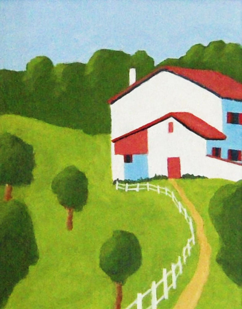 French Farmhouse with Field
