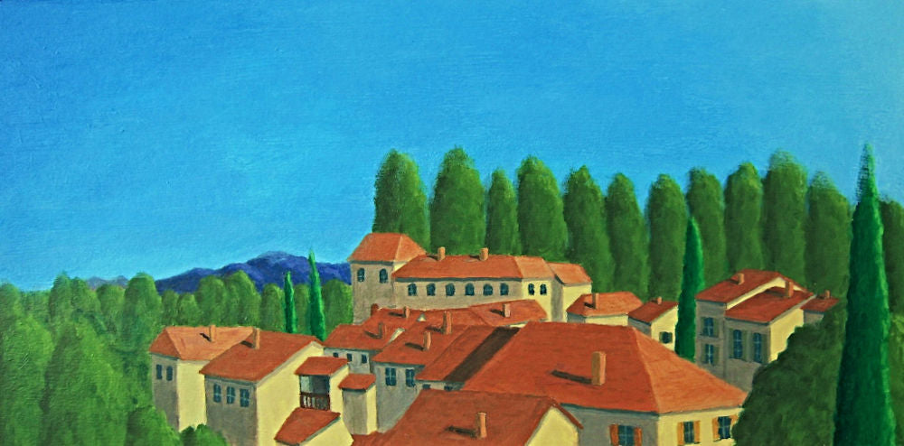 Late Afternoon in a Mountain Town