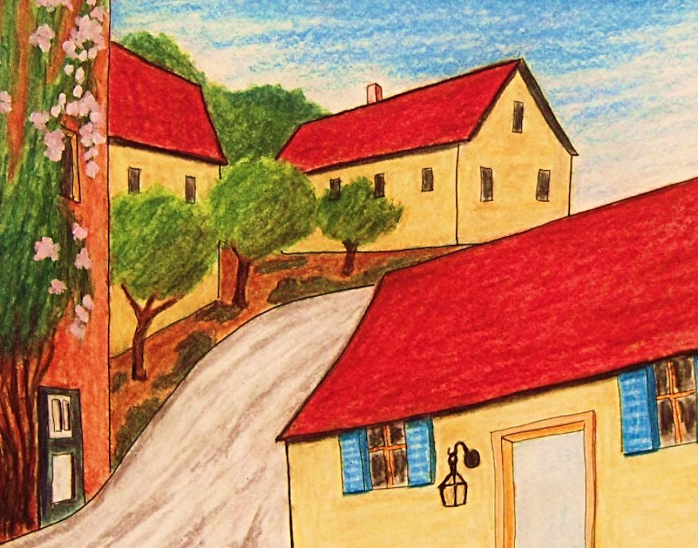 A Steep, Small Town in the Loire