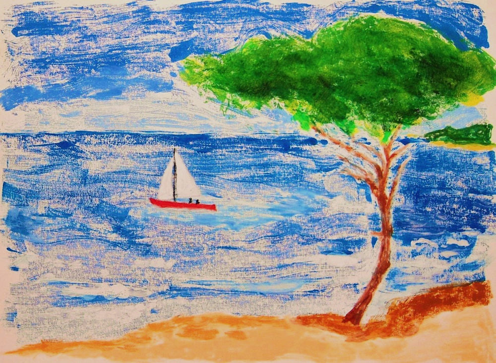 Sailboat in Provence