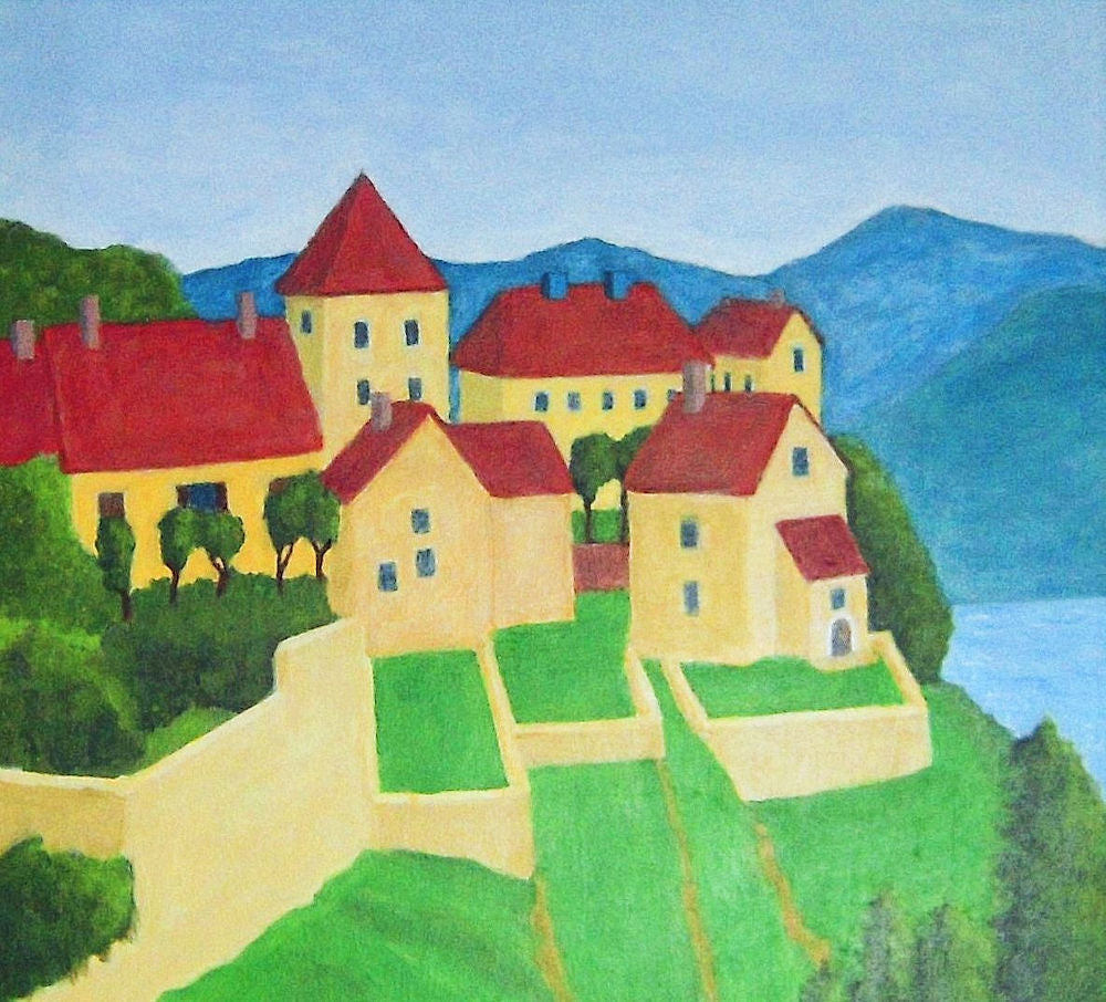 Small Town in the Jura Mountains