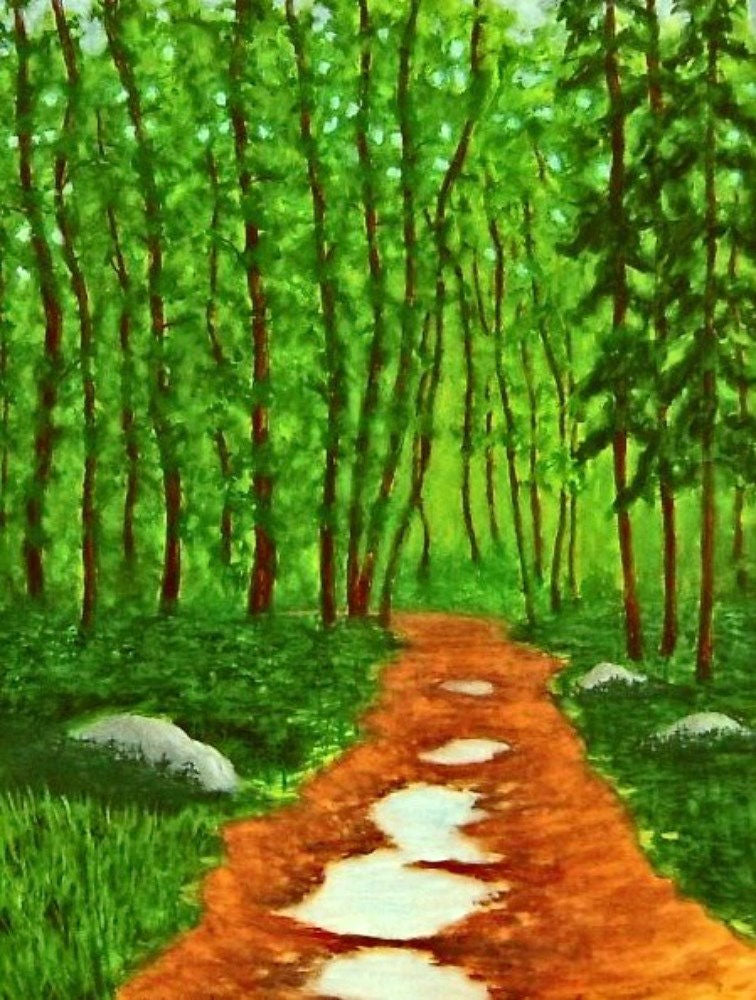 French Forest After a Rain