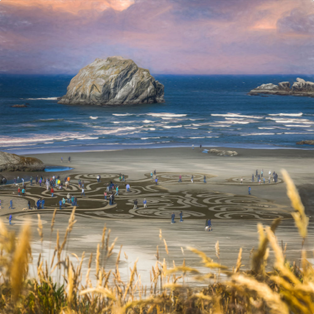 Gathering at Face Rock