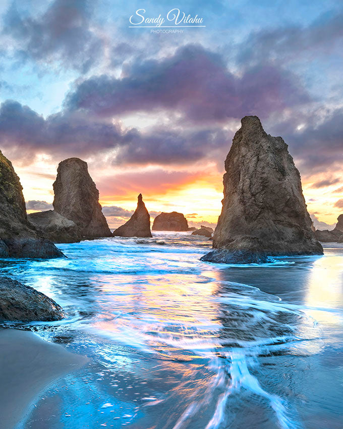 Sunset Monoliths