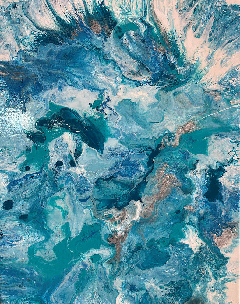Teal & White 2