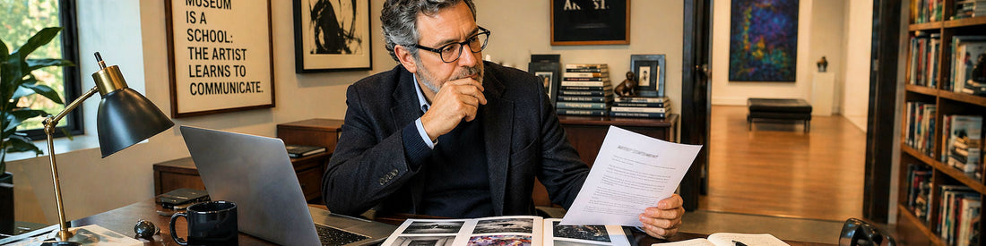 What an artist statement is really telling you — and whether you’re listening