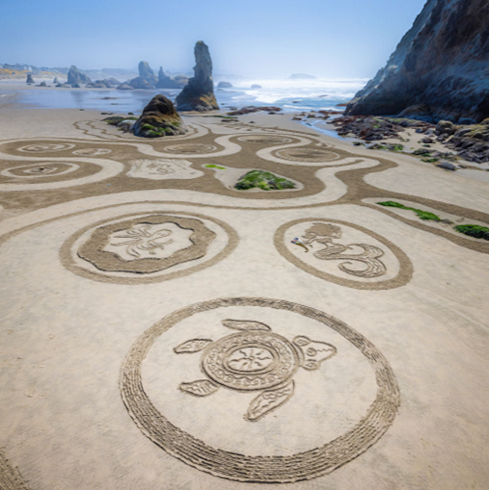 Artwork on the Beach