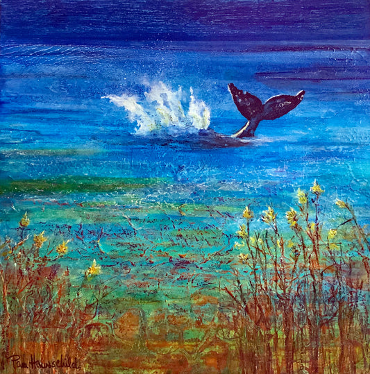 Evening Whale Dive