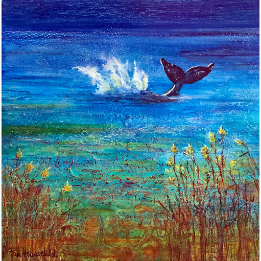 Evening Whale Dive